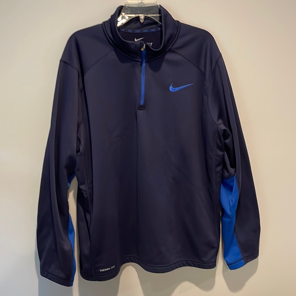 Nike 1/4 zip pullover fleece lined